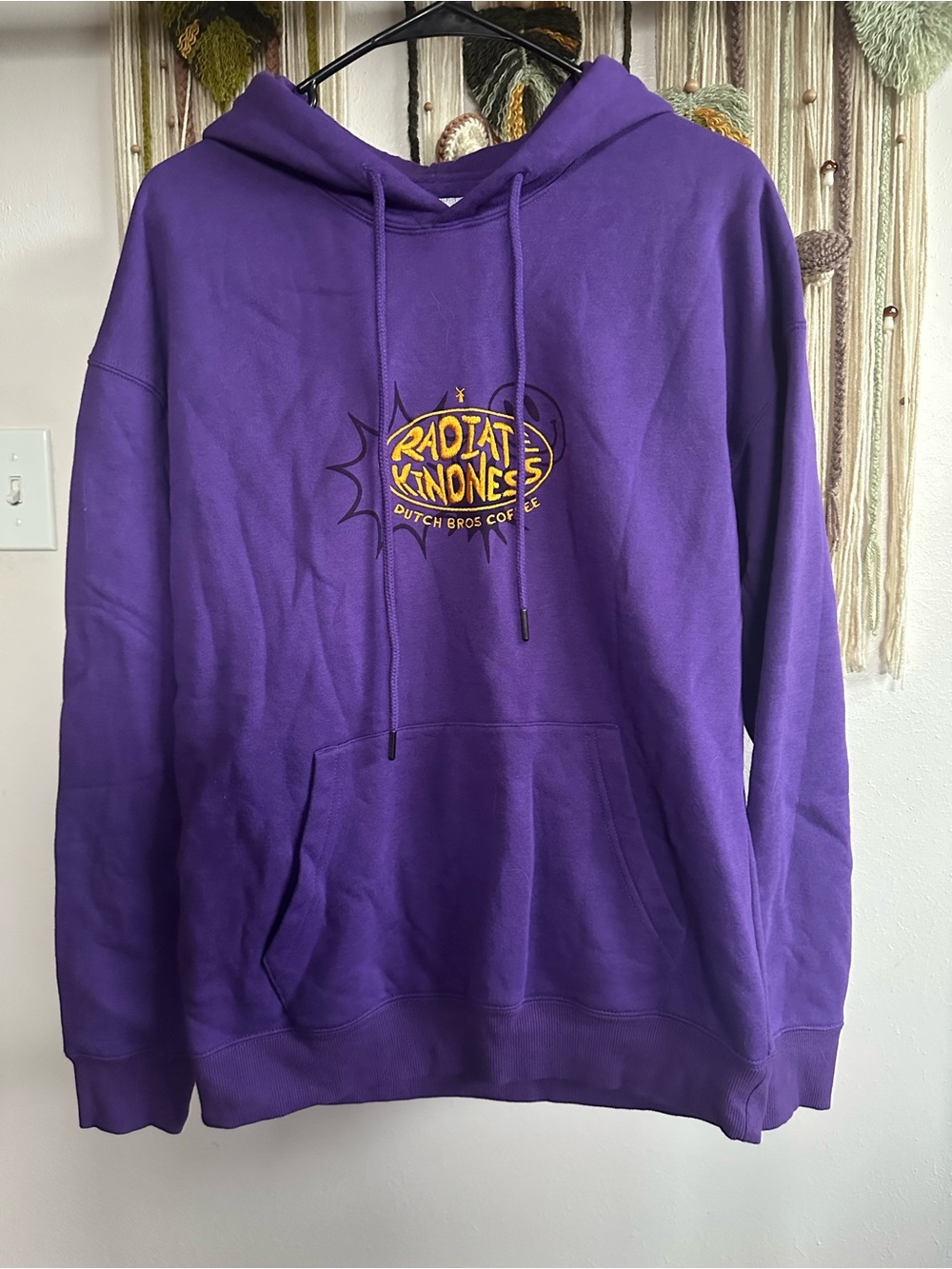 Dutch Bros Purple Radiate Kindess Hoodie